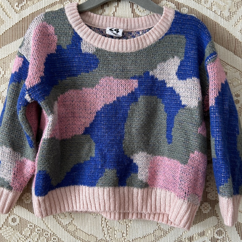 Stem Baby Multicolor Camouflage Sweater